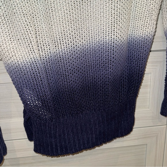 J.Crew Dip-dyed ombré beach sweater-AM099-linen-MONACO BLUE RAW INDIGO X… - Picture 7 of 9